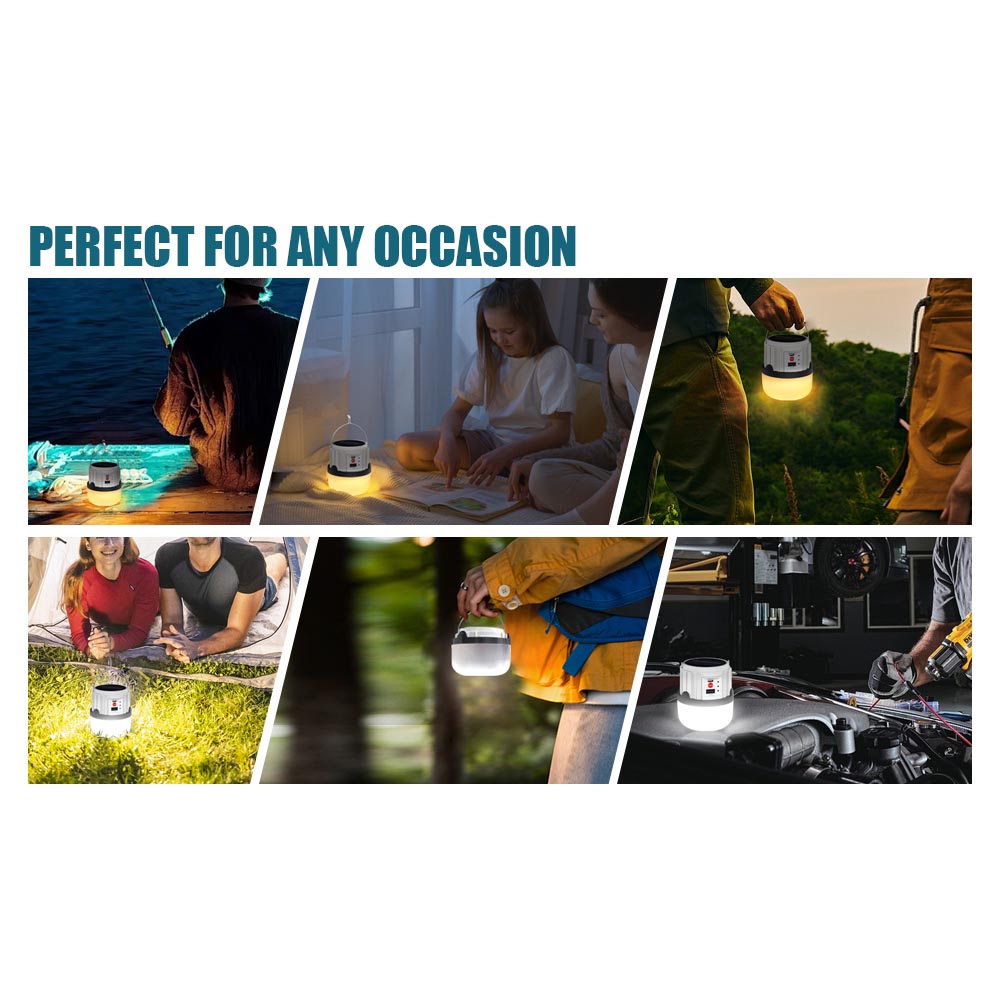 Foco led recargable 30W con panel solar