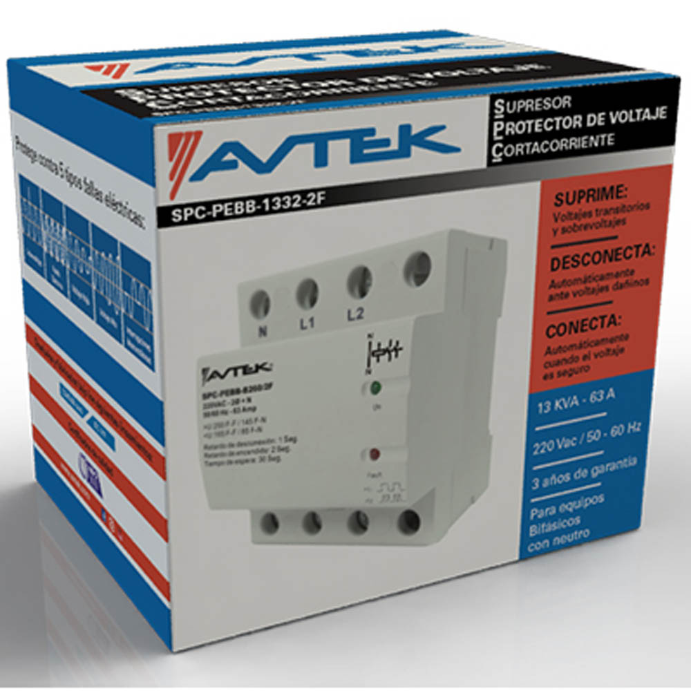 Protector de Voltaje para cocinas eléctricas y de inducción