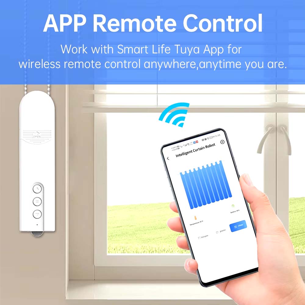 Motor Smart para Cortinas con Cadena con control