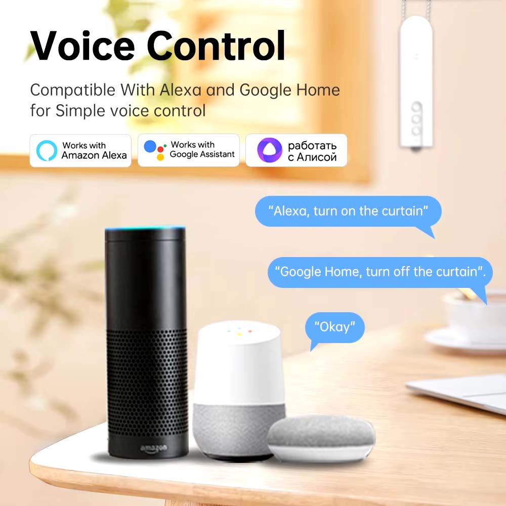 Motor Smart para Cortinas con Cadena con control