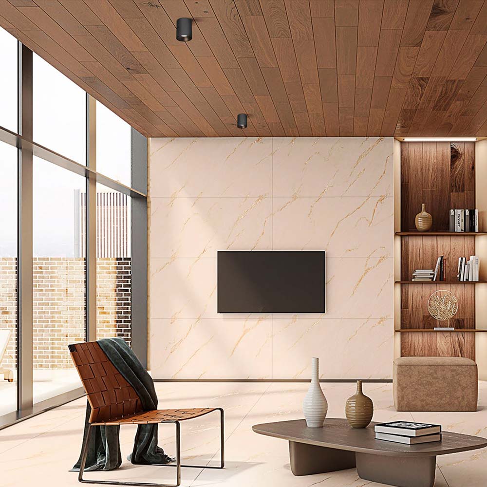 ODB sobrepuesto fijo redondo Tube negro para GU10 Ø93mm