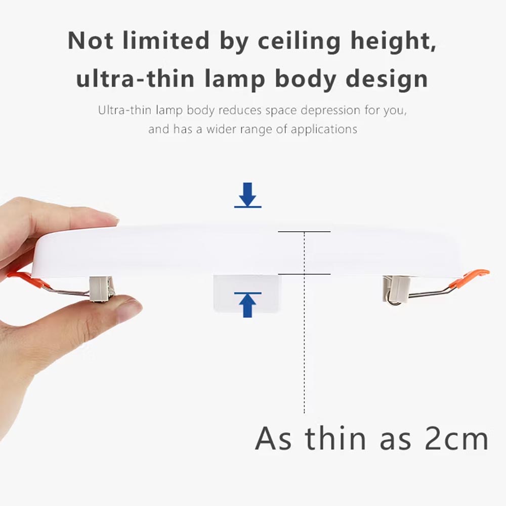ODB Frameless redondo blanco 18W 6500K Ø120mm