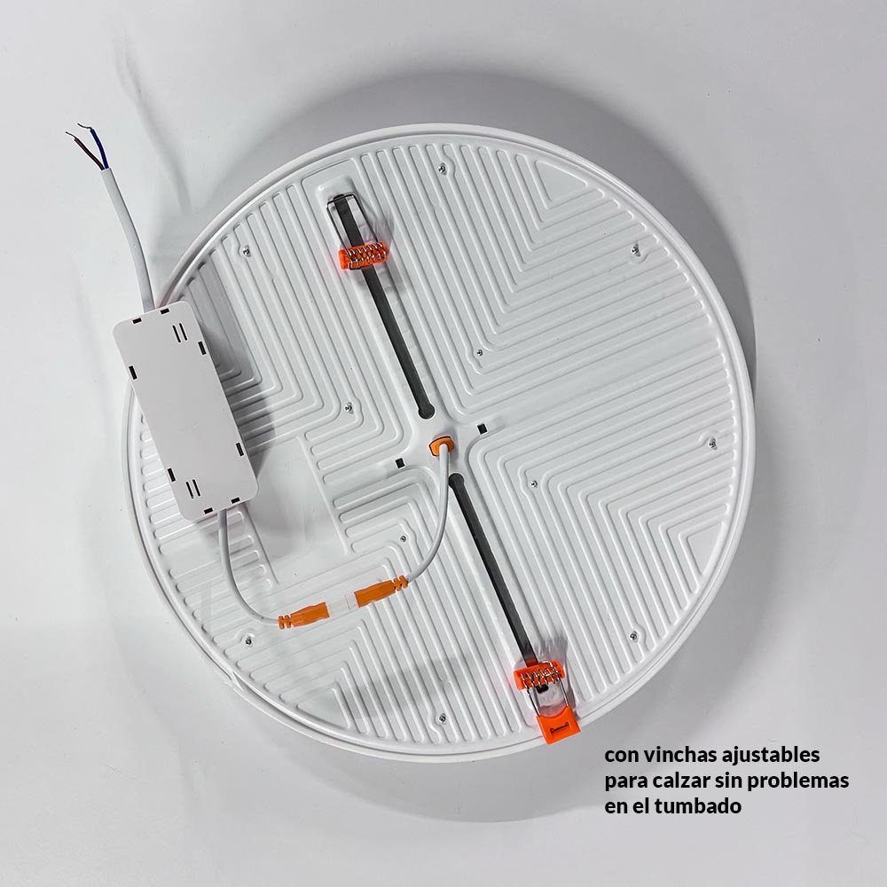 ODB Frameless redondo blanco 18W 6500K Ø120mm