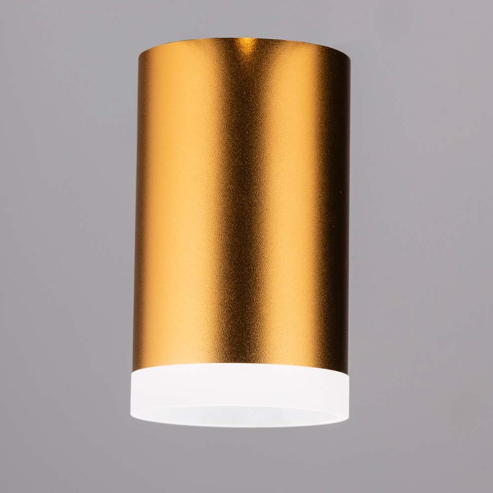 Mini Spot sobrepuesto GU10 Izzi de aluminio gold 6x9cm