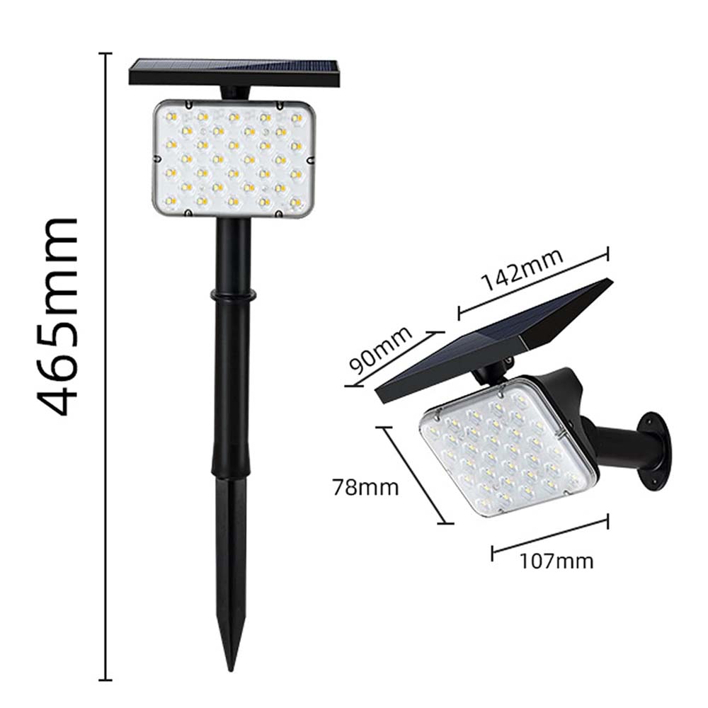 Aplique/Estaca solar Cadiz Plus 13W 3000K-6500K IP65