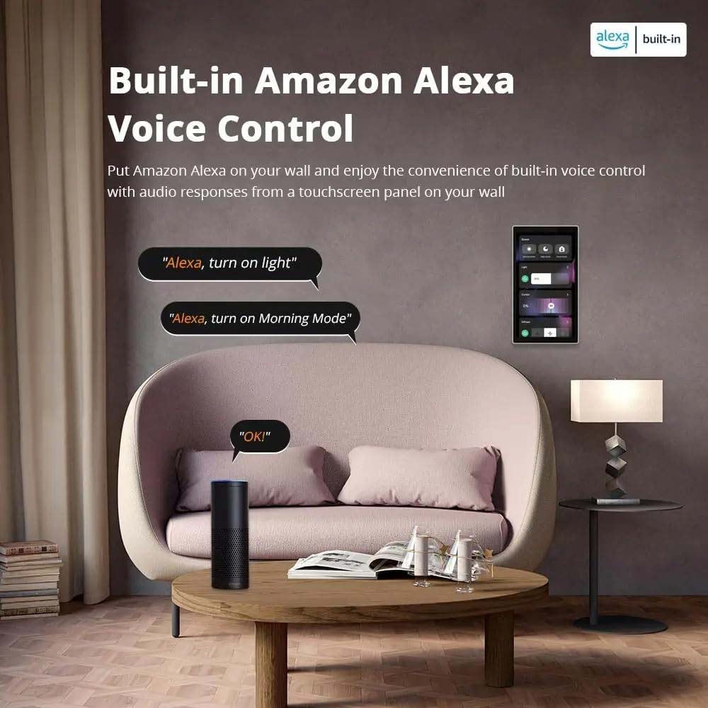 Controlador pantalla touch Zigbee 3.0 con Alexa