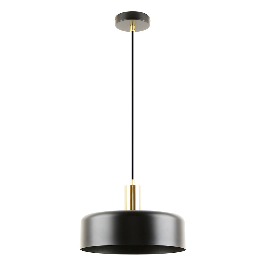 Lámpara colgante E27 Jeffry black/gold