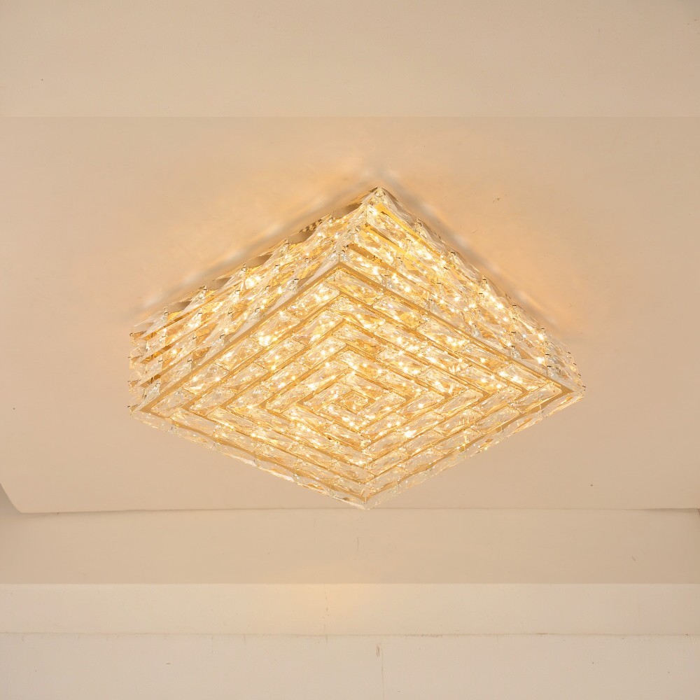 Lámpara led de tumbado Alessia gold con 3CCT