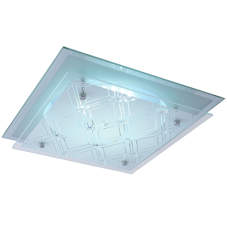 Plafón circular 31cm Rombo para módulo led