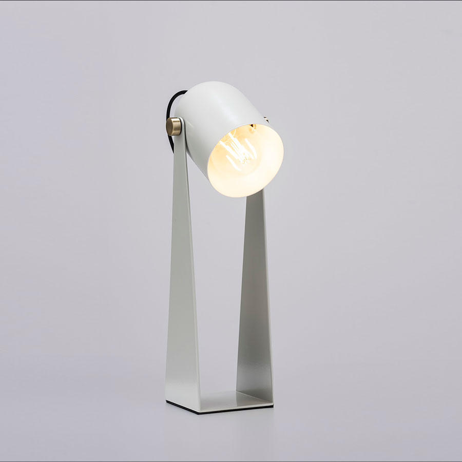 Lámpara de escritorio Leyton beige