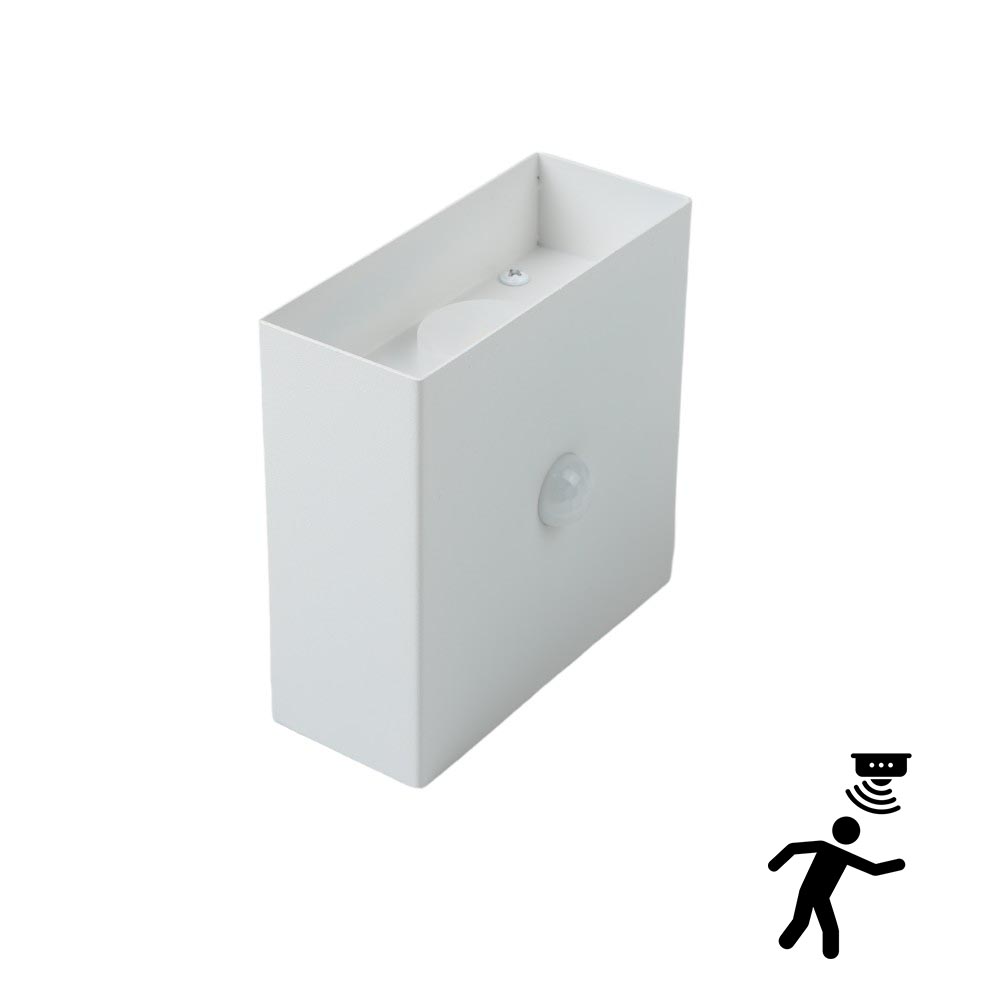 Lámpara led de pared recargable up&down blanca