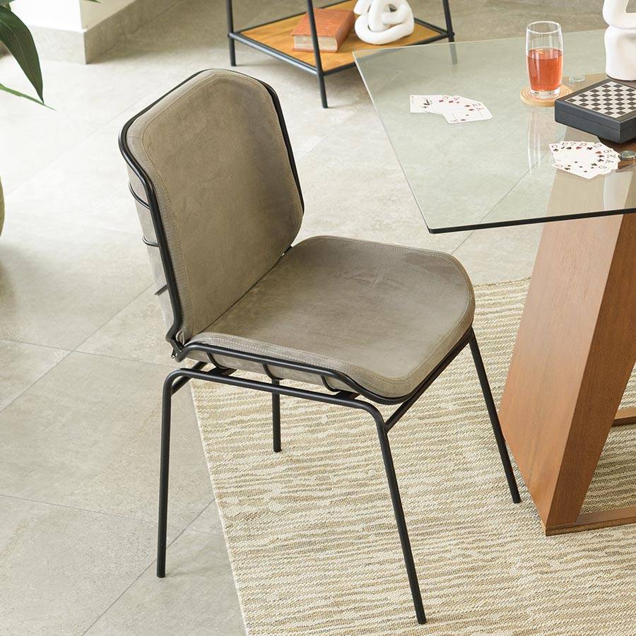 Silla de comedor moderna Ramona