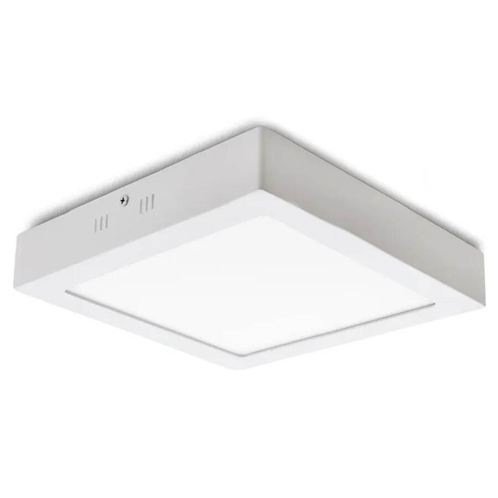 Plafón led cuadrado 24W 6000K