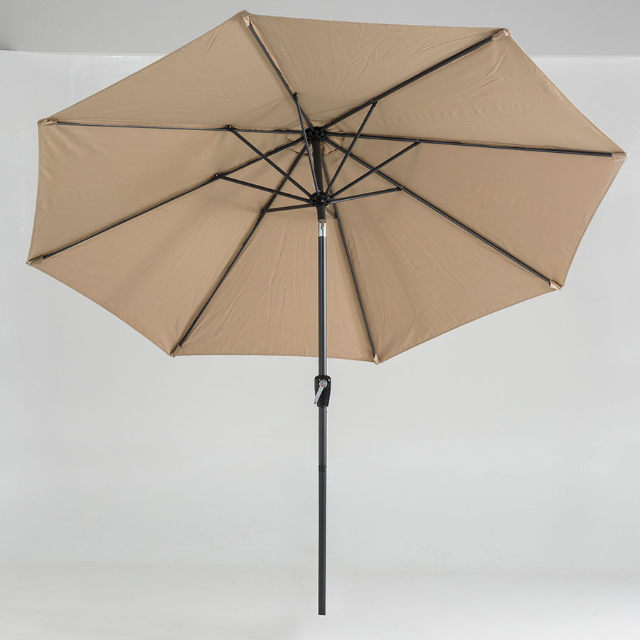 Parasol dirigible tela UV50 capuccino Ø3m