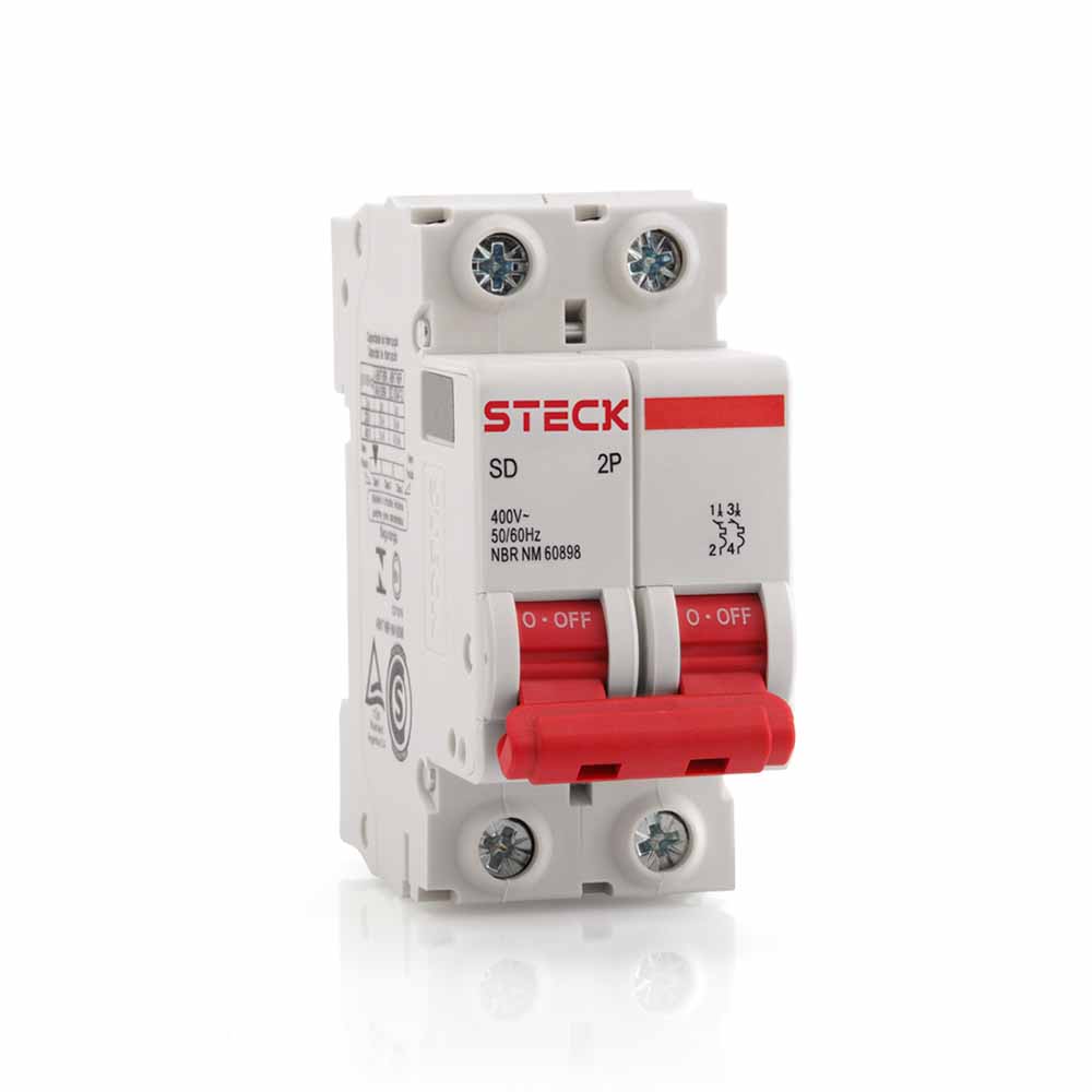 INTERRUPTOR TERMOMAGNETICO 2X6A 6KA CURVA C