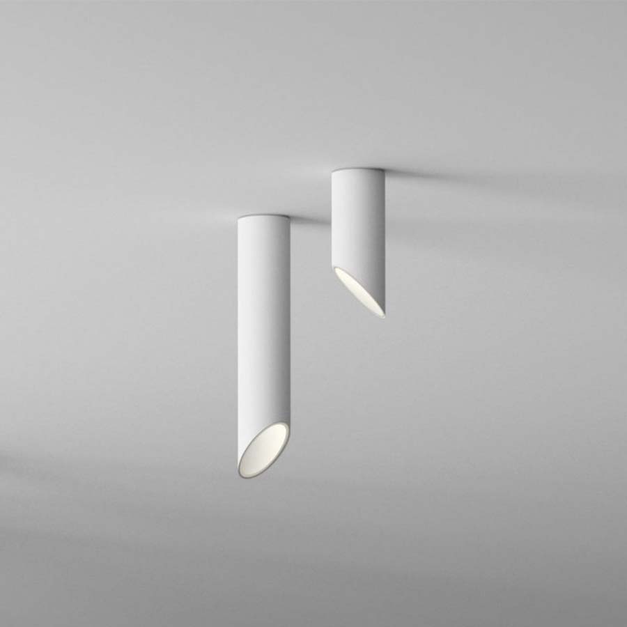 Spot sobrepuesto Bamboo L blanco para foco GU10