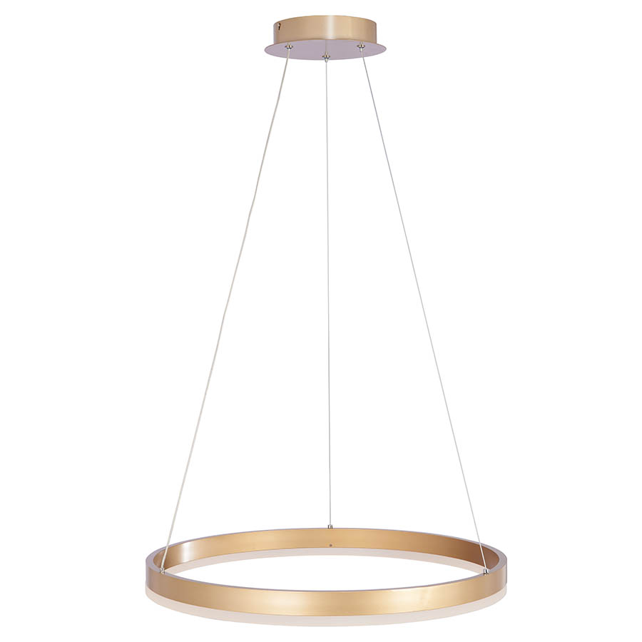 Lámpara led colgante Aro 60 gold con 3CCT