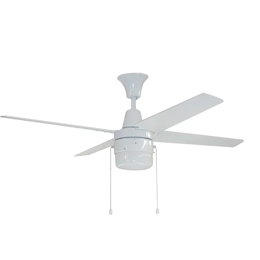 Ventilador de tumbado Connery 48" blanco c/cadenas y led