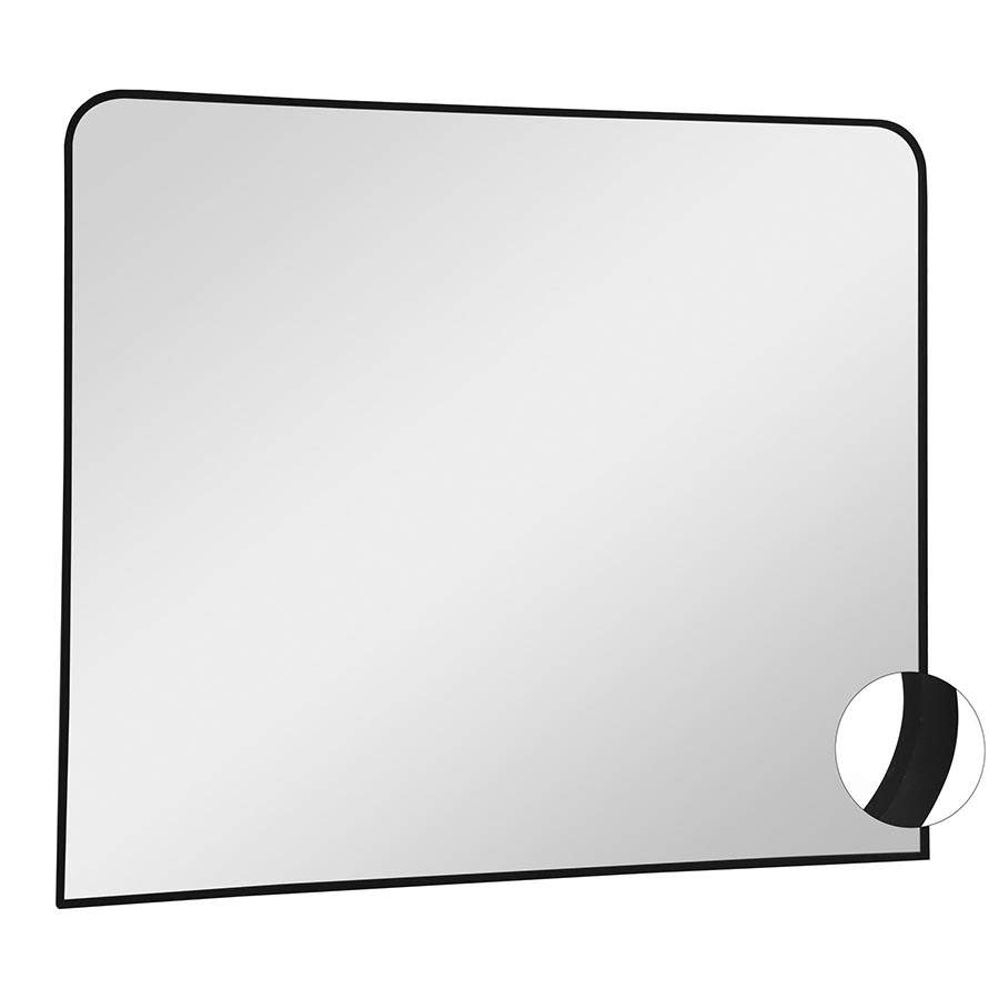 Espejo grande de pared Rectangulo black