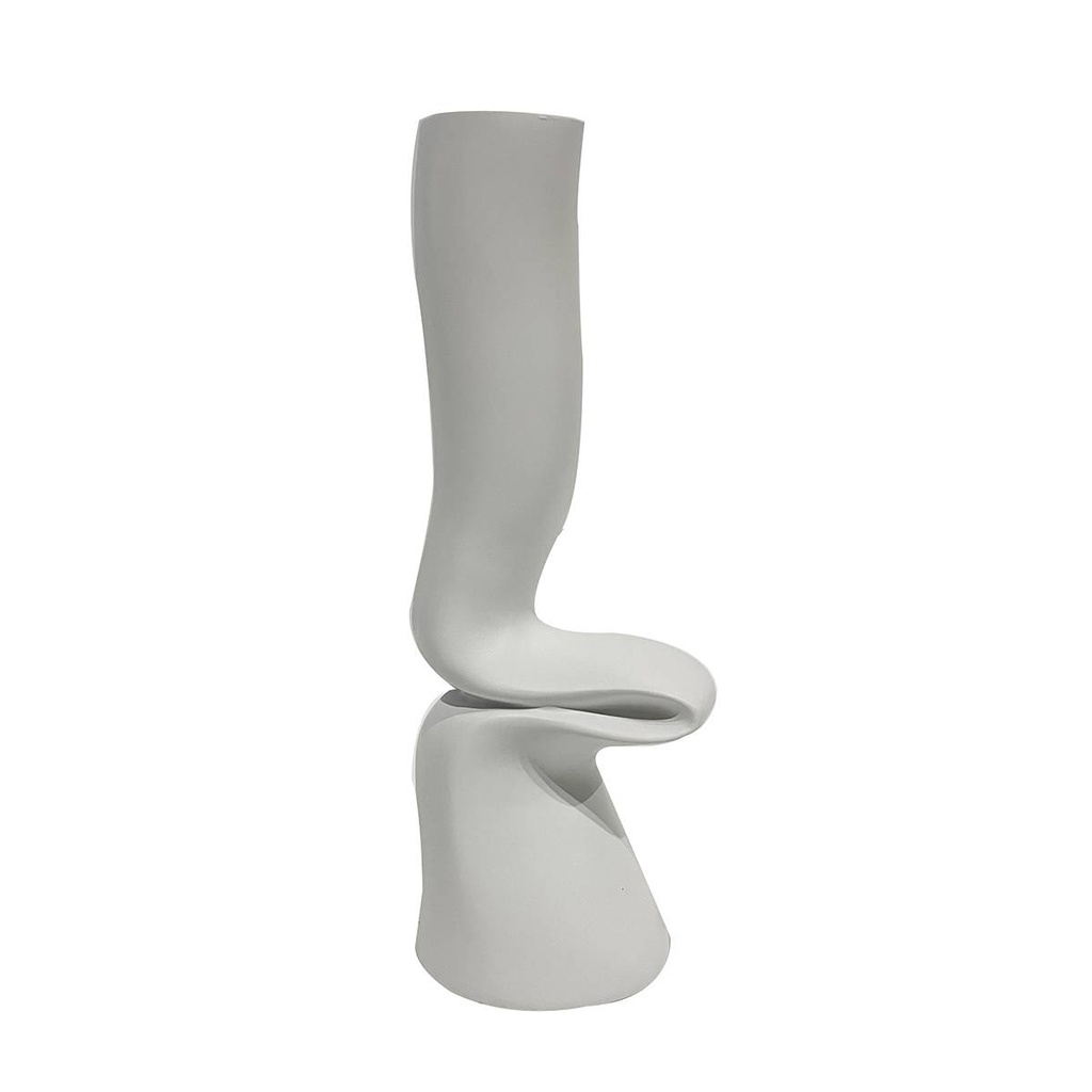Figura tower resina blanca H:30 cm