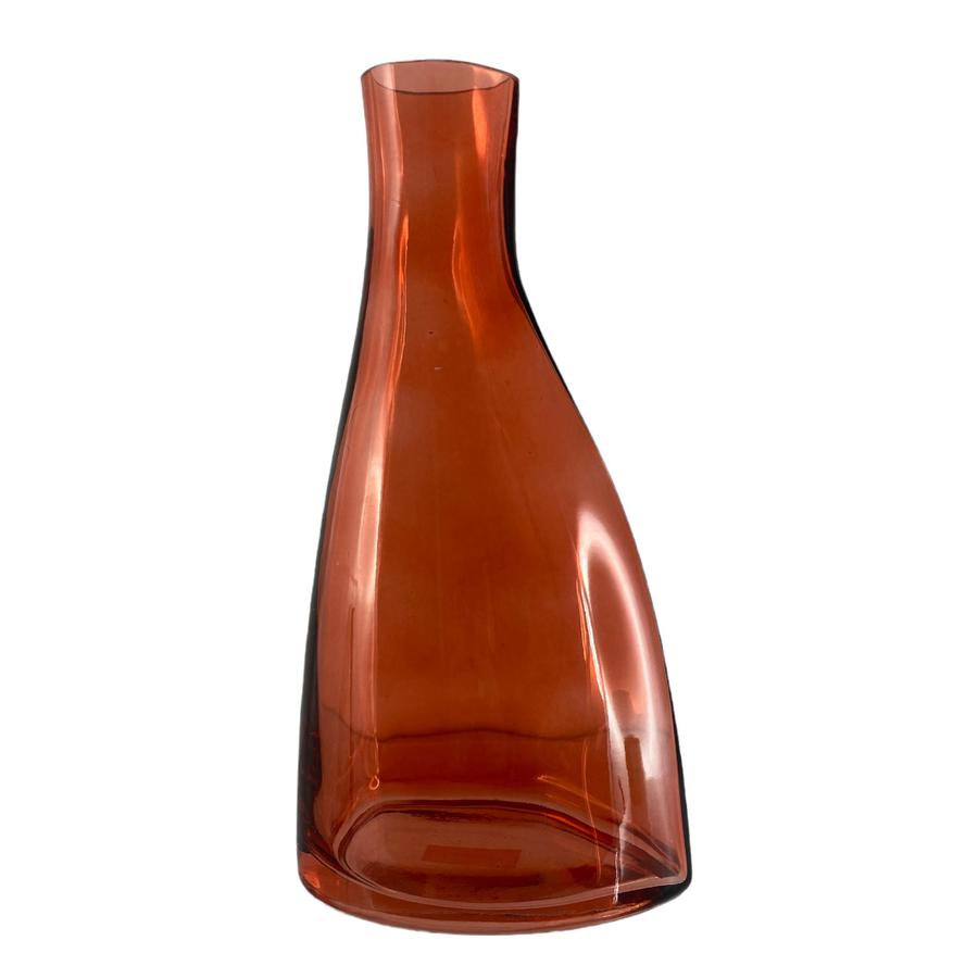 Florero de vidrio naranja 32cm