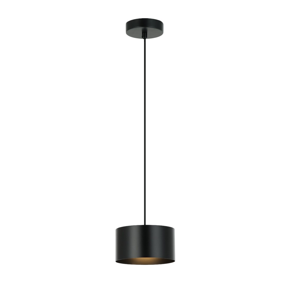 Lámpara colgante led Virgo color negro