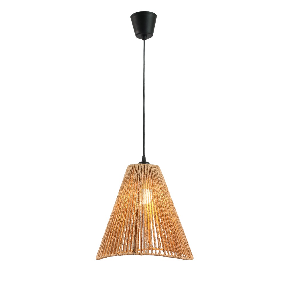 Lámpara colgante Nalu de fibra natural