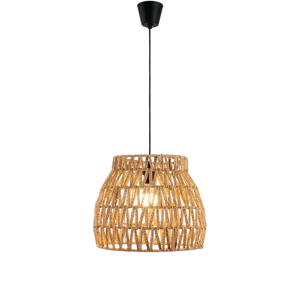Lámpara colgante Maui de fibra natural