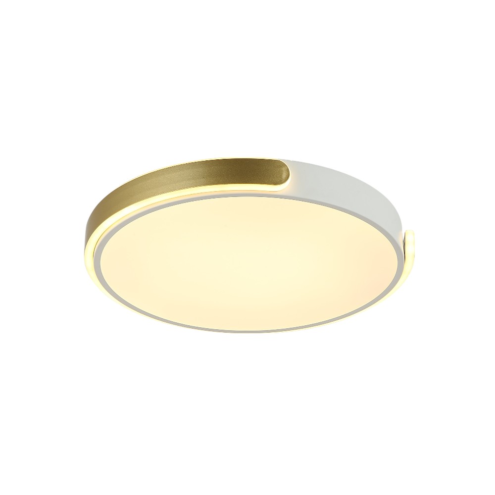 Lámpara de tumbado led Solstice dorado/blanco 3CCT