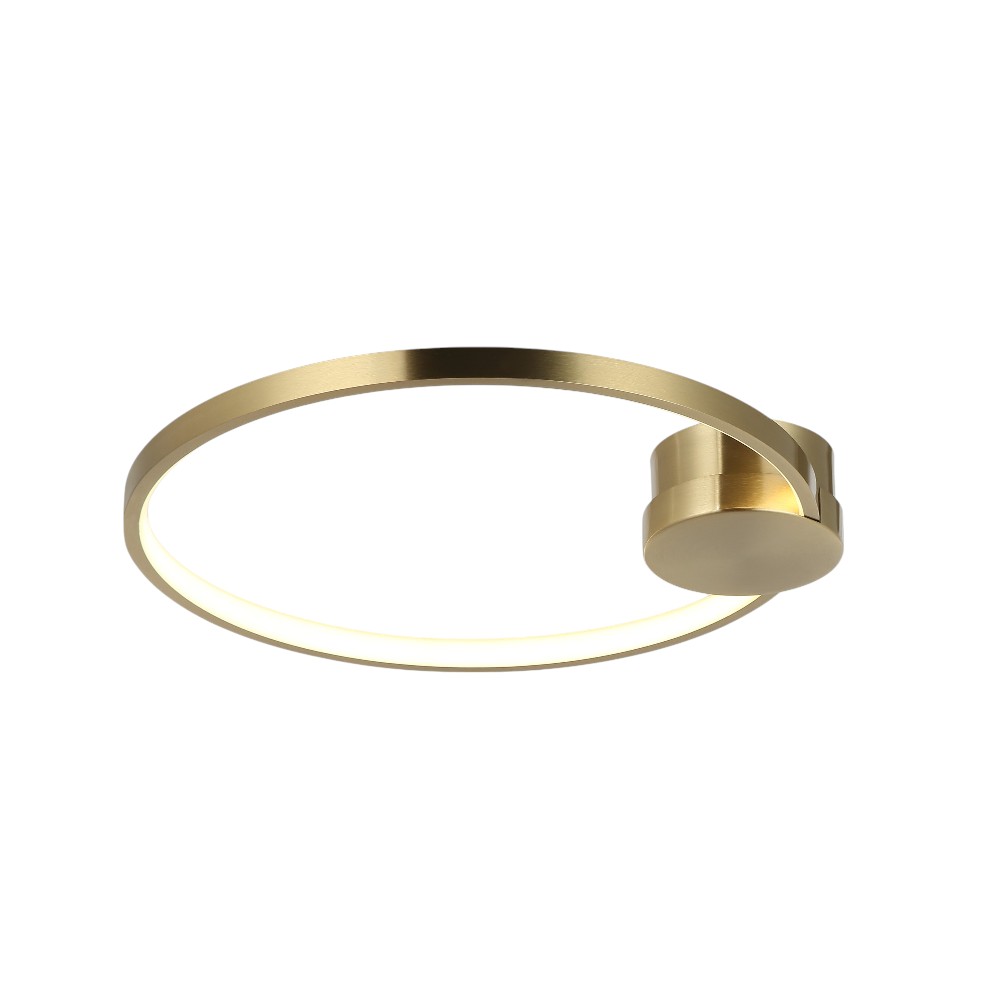 Lámpara led de tumbado Picis brass con luz calida