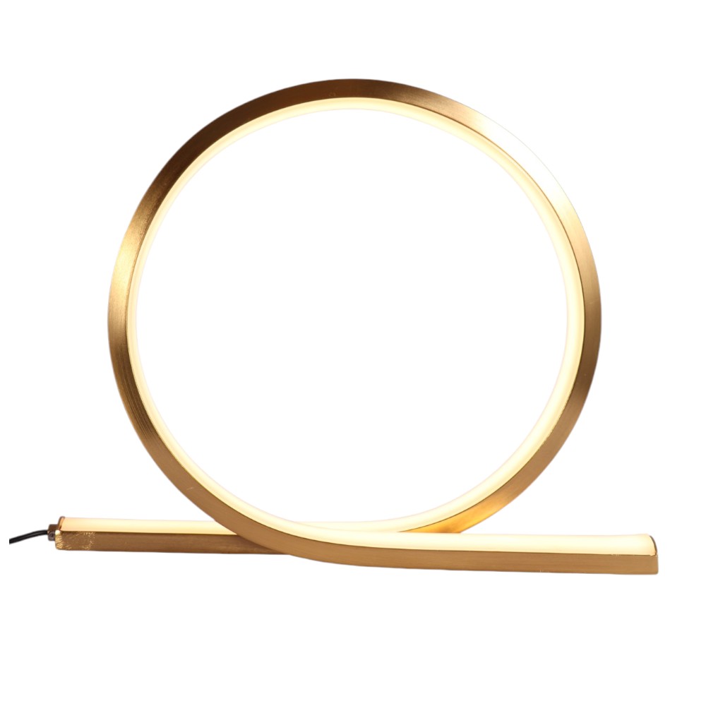 Lámpara led de mesa led Zendaya gold con luz cálida