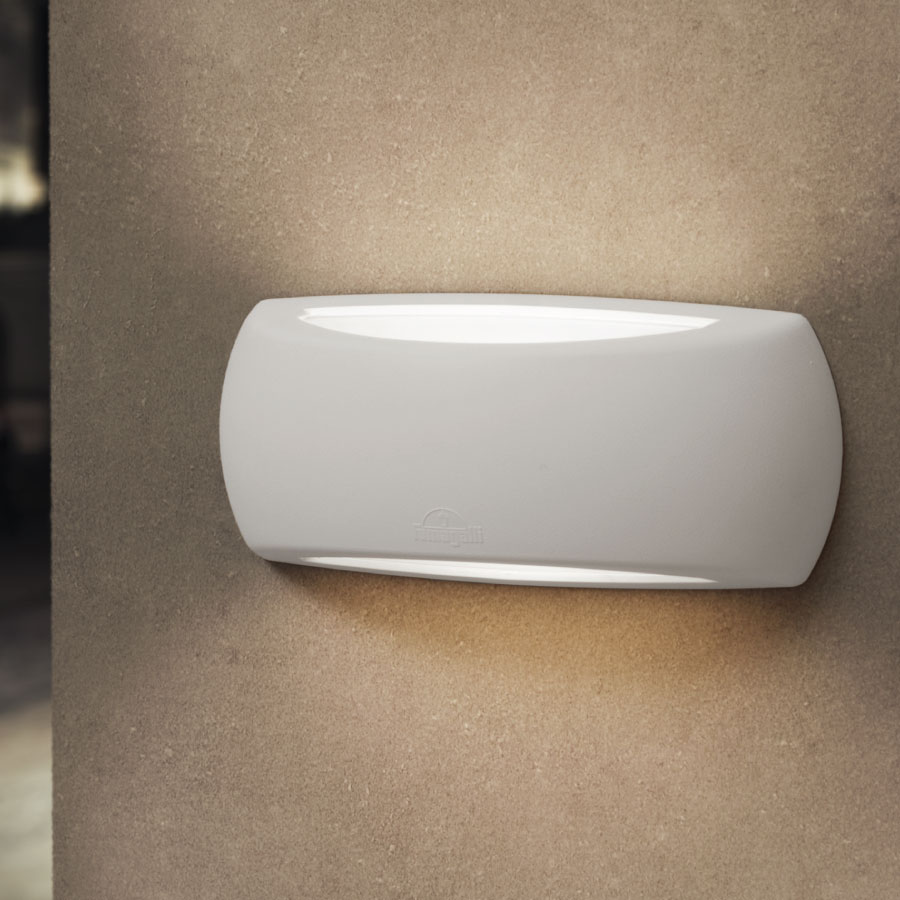 Lámpara de pared up&down Francy blanco IP66