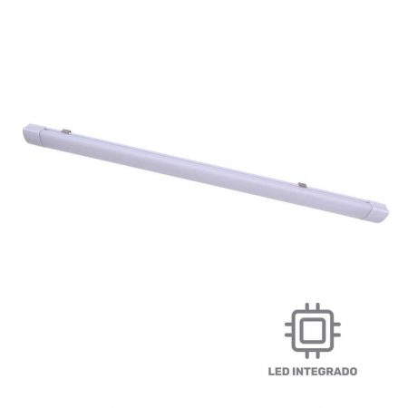 LUMINARIA SELLADA C/LED INTEGRADO 40W 3000K 3000LM PF 0.90 85-265V IP65 122X6.8CM (PC/PC)