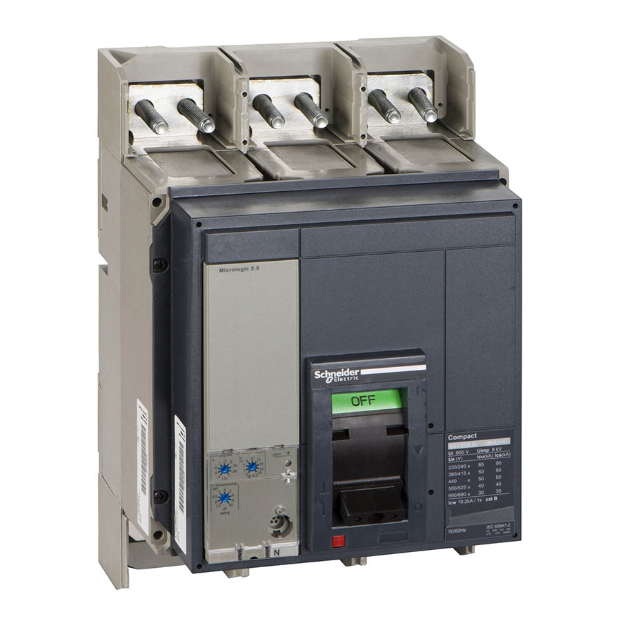 Breaker 3P 1250A Compact con Micrologic