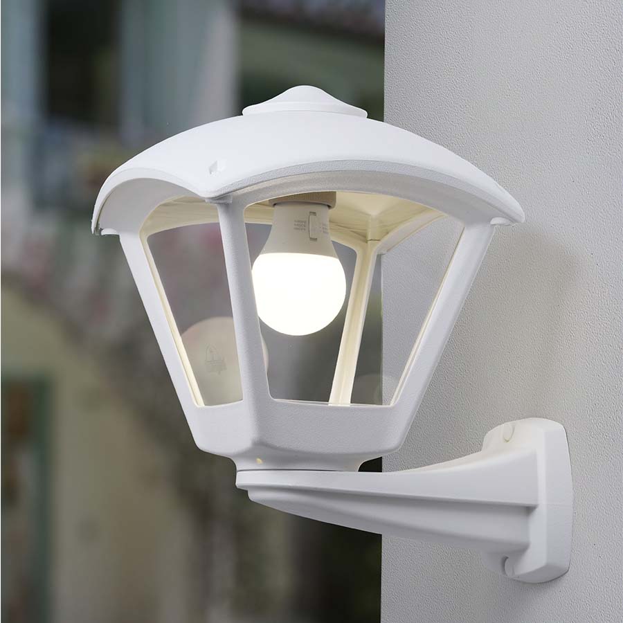 Farol de pared Dario blanco IP55
