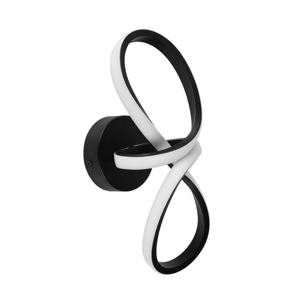 Lámpara led de pared Signature black con 3CCT 10W