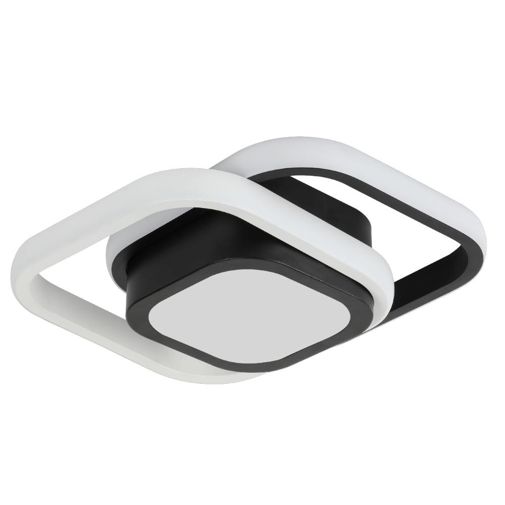 Lámpara led de tumbado Melody black/white 18W con 3CCT