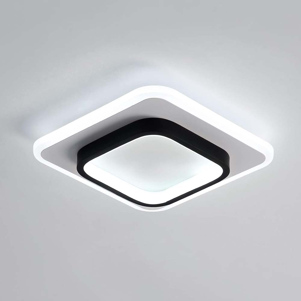 Lámpara led de tumbado Bianca black/white 18W con 3CCT