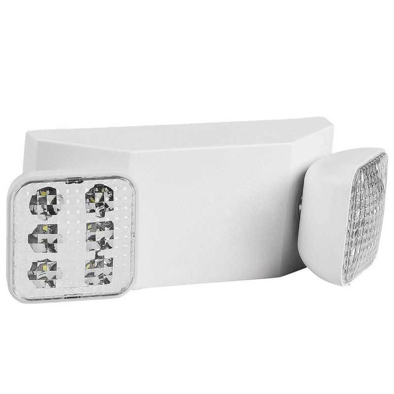 LAMPARA DE EMERGENCIA LED DUAL HEAD L1 CON CABLE SMALL 34CM 2X1.2W DIRIGIBLE 120/277V TIEMPO RESPUESTA 90MIN BATERIA RECARGABLE LITIO 3.7V LEDEX