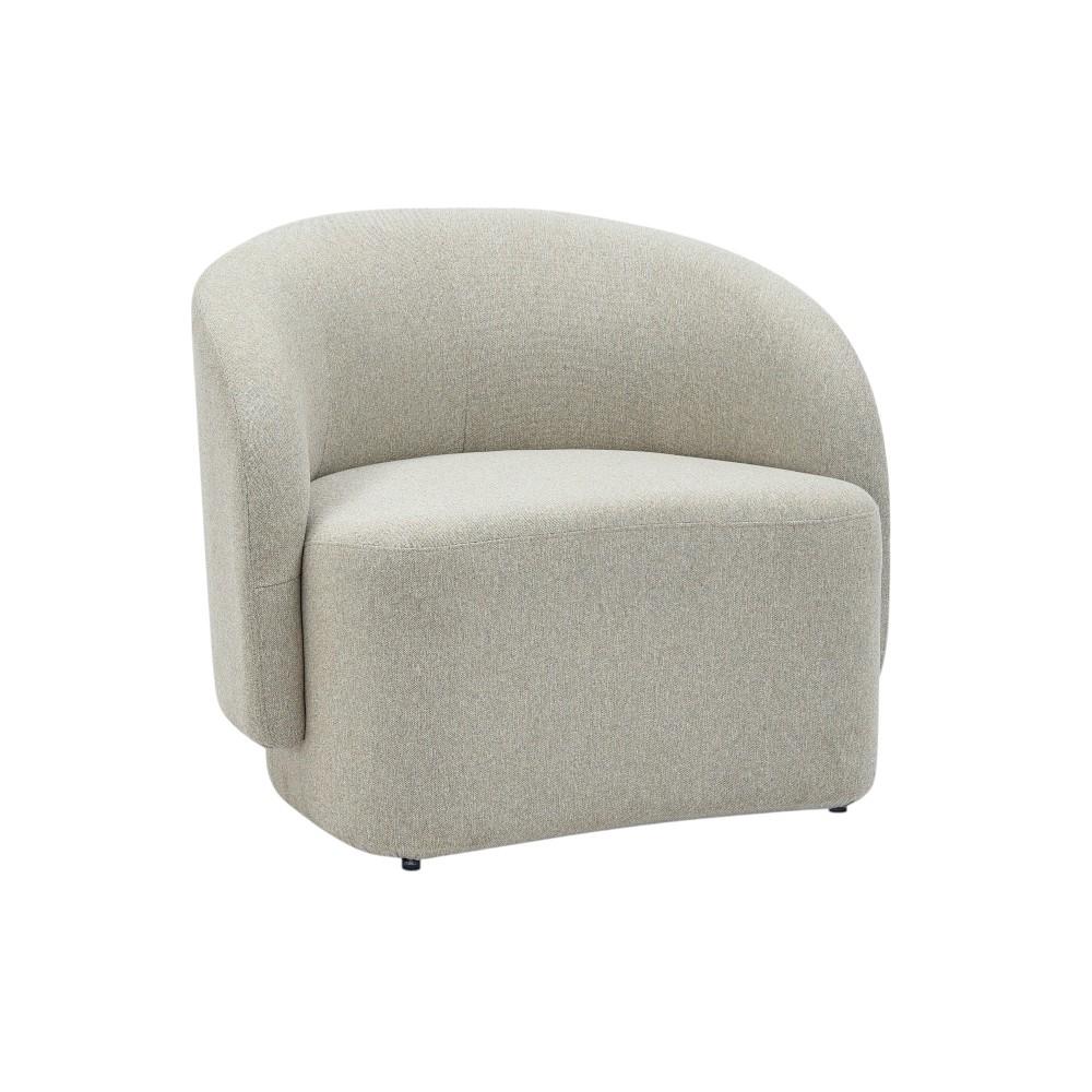 Butaca moderna Noam de tapiz beige