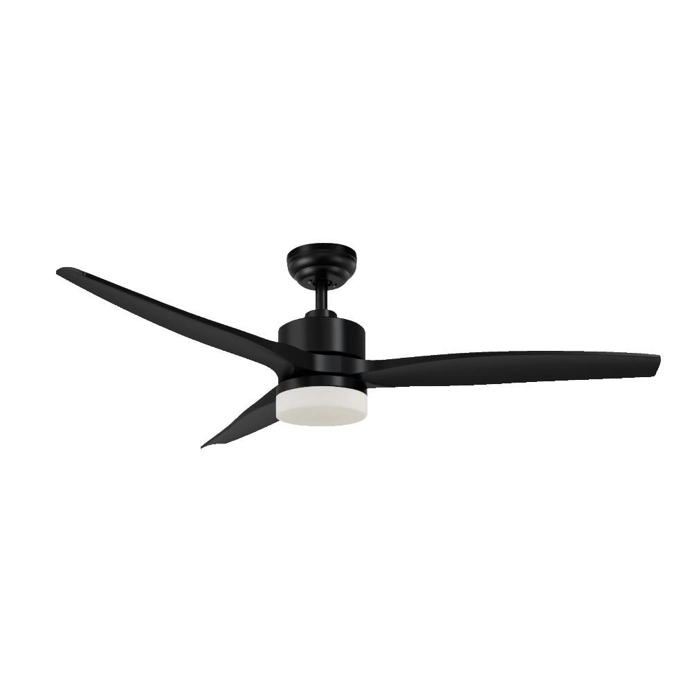 Ventilador Vento 52" negro con control remoto