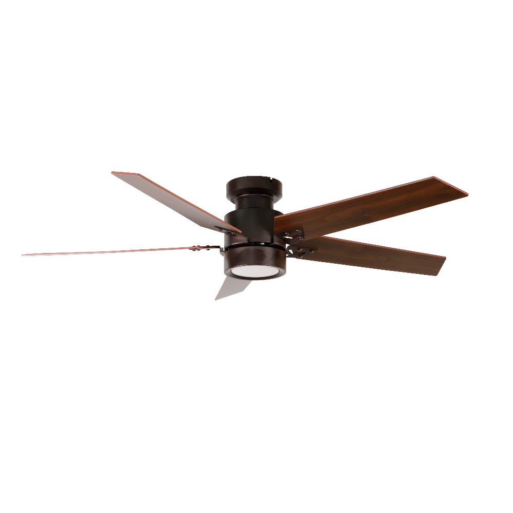 Ventilador Ciro 52" café/walnut con control y led 12W 3CCT