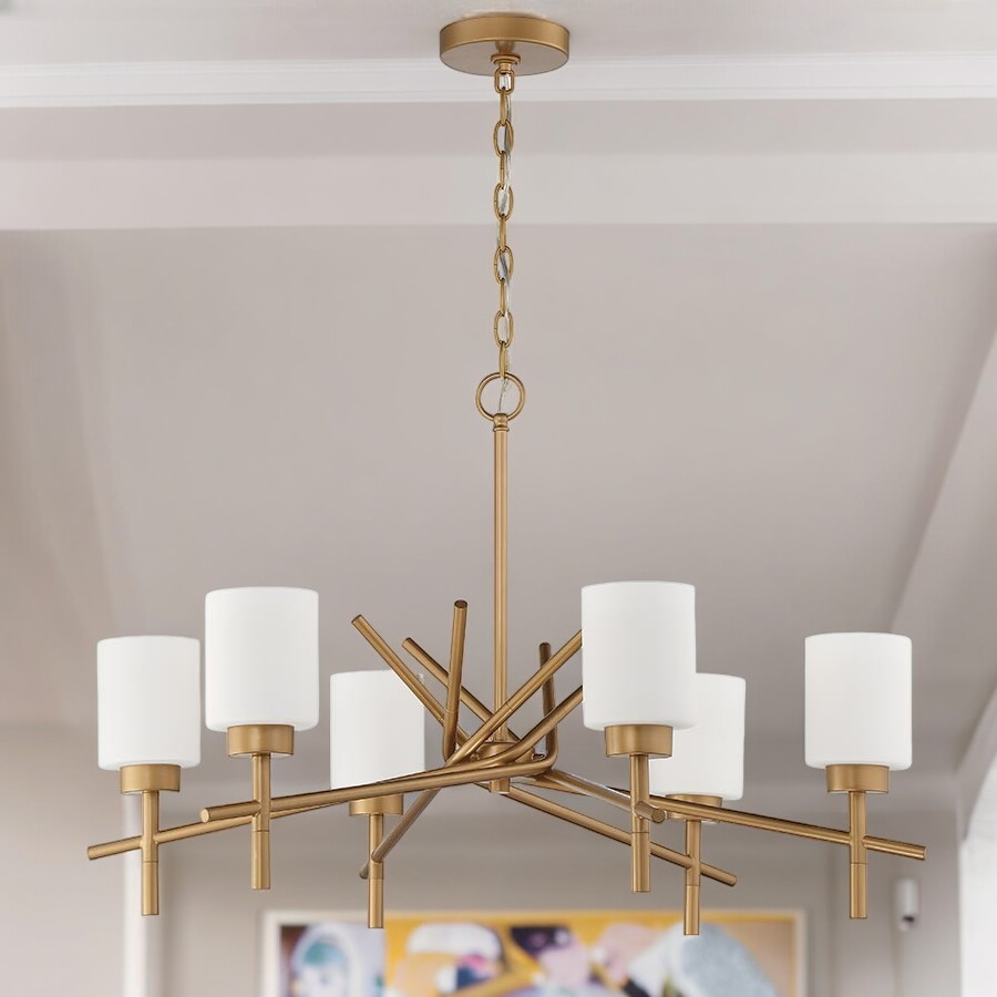 Lámpara colgante chandelier Cadence 6L