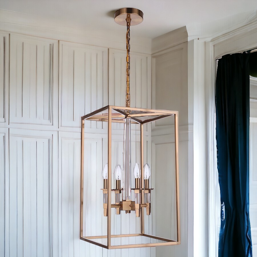 Lámpara colgante Tarryn de estilo colonial moderno