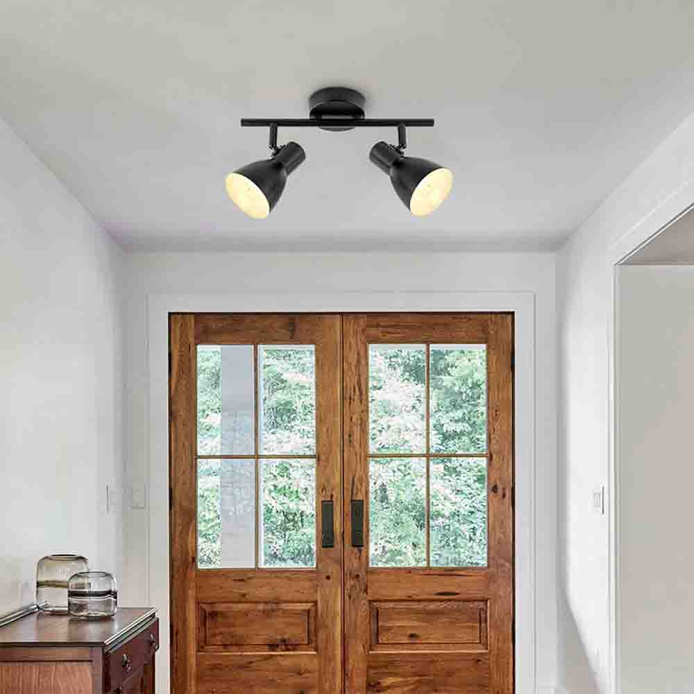 Spot sobrepuesto dirigible Norit negro para focos E14