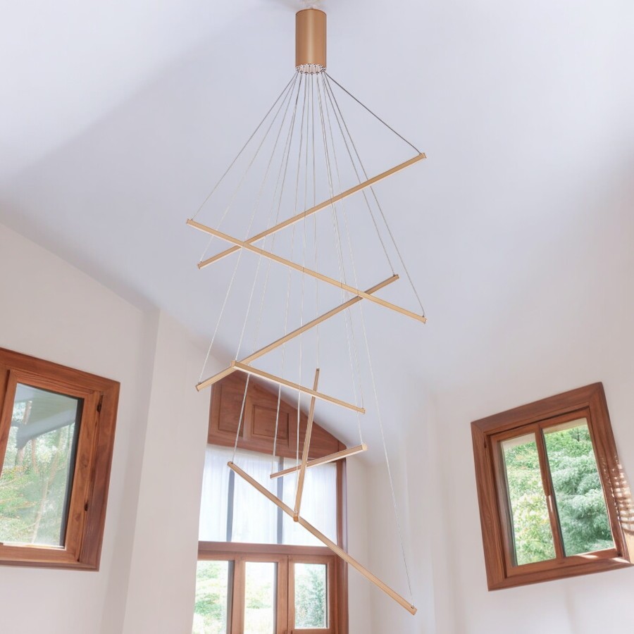 Lámpara doble altura led Crossings G 200 cm