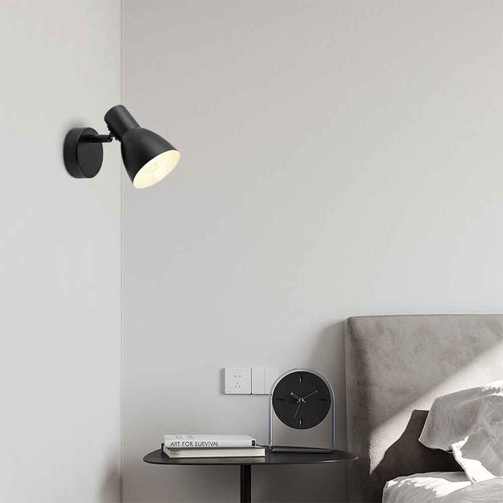 Lámpara de pared dirigible Phyr negra