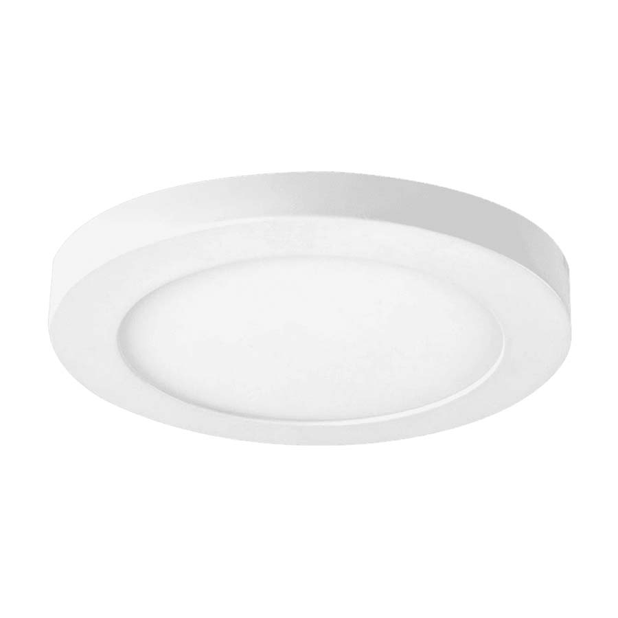 Plafón led sobrepuesto redondo blanco 6W 3000K
