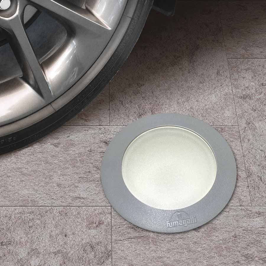 Luminaria de piso redonda Ceci 160 gris IP67