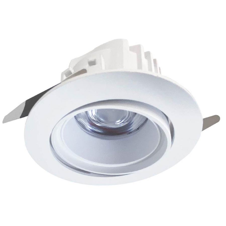 ODB led dirigible redondo blanco 10W 4000K 94mm